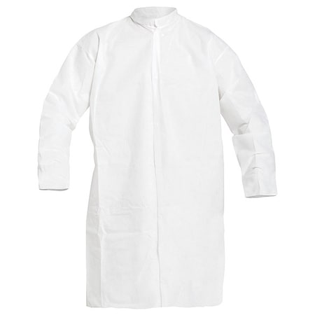ProShield 10 Disposable Lab Coat, ProShield(R), Snaps Closure, White, S, 30 PK