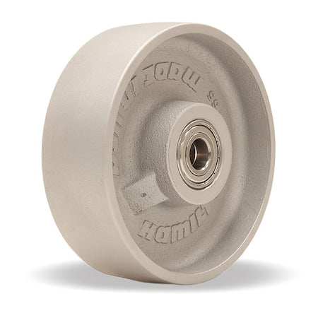 Caster Wheel, 6"dia, 1, 100 lb, Silver