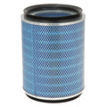 Air Filter, Synthetic Fiber, Black/Blue