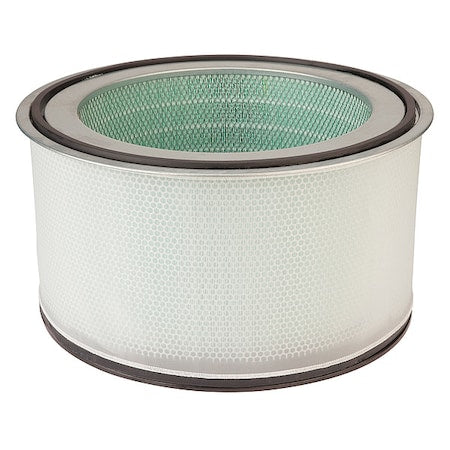 Air Filter, Synthetic Fiber, Black/Ivory