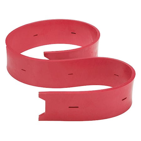 Rear Squeegee Blade, Rubber, Red