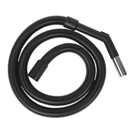 Vacuum Hose, 6 ft L, Black, Plastic