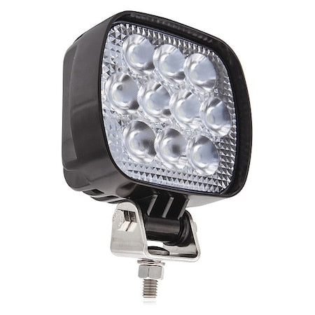 Work Light, 2900 lm, Square, LED, 4-27/64" H