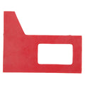 Squeegee Gasket, 3 3/8 in L, Rubber