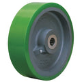 Caster Wheel, 10"dia, 3, 000 lb, Green