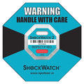 G-Force Indicating Label, Teal, PK50