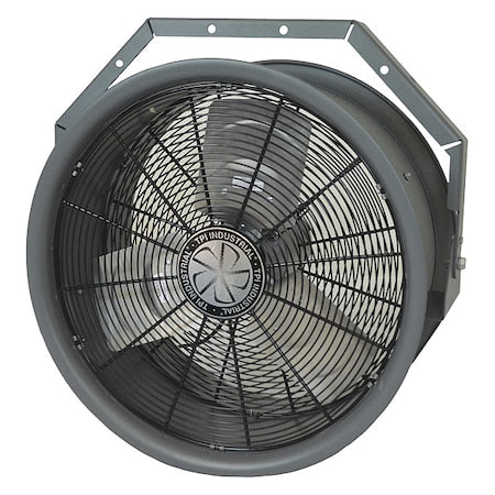 High-Velocity Industrial Fan, 22 in Blade Dia, 3 Blades, 1 Speeds, 480V AC, 29 5/8 in W