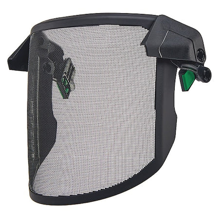 Face Shield, Clear Visor, Steel, Not Applicable Suspension, Anti-Fog ; Anti-Scratch Lens