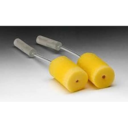 E-A-R(TM) Classic(TM) Disposable Foam Probed Test Ear Plugs, Cylinder Shape, 29 dB, Yellow, 50 PK