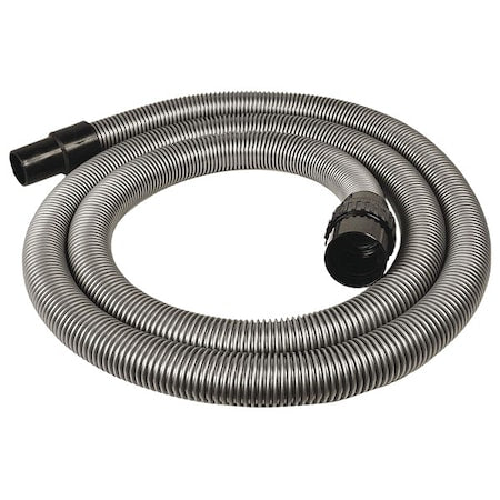 Vacuum Hose, 10 ft L, Gray, Plastic
