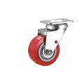 Plate Caster, Swivel, Polyurethane