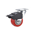 Plate Caster, Swivel, Polyurethane