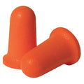 Disposable Foam Ear Plugs, Bell Shape, 33 dB, Orange, 200 PK