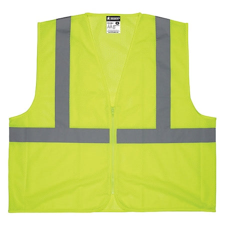 High Visibility Vest, 4XL Size, Unisex