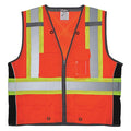 High Visibility Vest, 4XL Size, Unisex