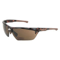 DM3 Reader Safety Glasses, Brown Traditional Frame, 2.5 Diopter, Brown Lens, Anti-Fog Coating