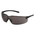 BL1, Safety Glasses, Duramass Hard Coat, Gray Lens, Black Arms, Dielectric, Frameless