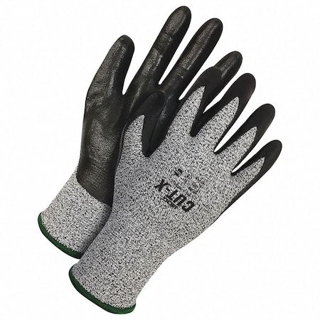 Cut Resistant Coated Gloves, Cut Level A2 , Dipped , Nitrile , Smooth , XL 1 PR