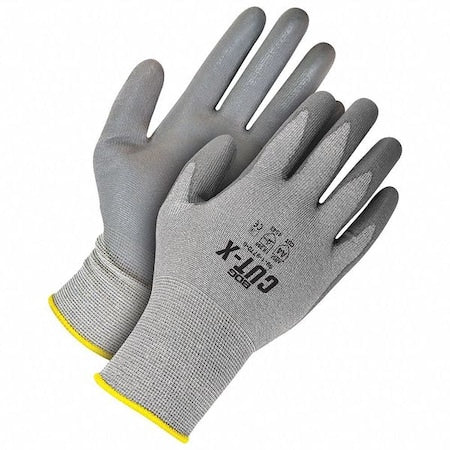 Cut Resistant Coated Gloves, Cut Level A4 , Polyurethane , Smooth , S 1 PR