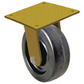 Plate Caster, Rigid, Phenolic, 6 1/2"H