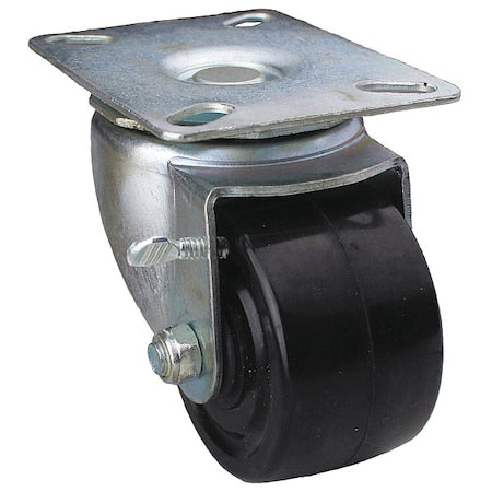 Plate Caster, Swivel, Phenolic, 3 7/8"H