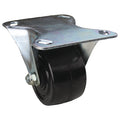 Plate Caster, Rigid, Phenolic, 3 7/8"H