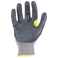 Cut-Resistant Gloves, Palm Dipped, Foam Nitrile, A3 Cut Level, Black/Gray, Large (Size 9), 1 Pair
