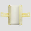 Handrail Corner,Eggshell,PETG,5 1/2 in H