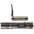 Tactical Flashlight, Aluminum, Black, 500lm