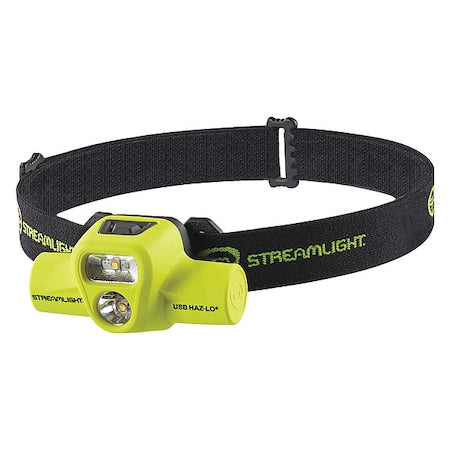 Industrial Headlamp, Thermal Plastic, Yellow, 250lm