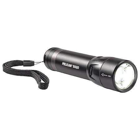 Handheld Flashlight, Aluminum, Black, 586lm