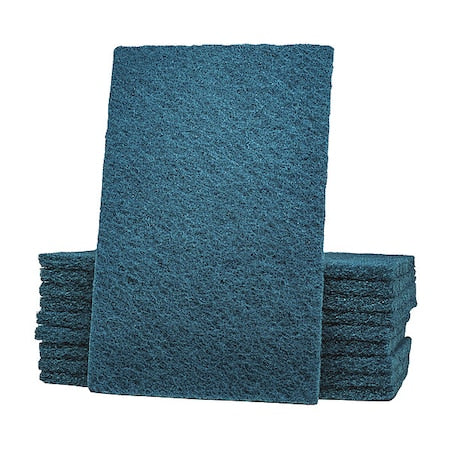 Scouring Pad, 8 7/8 in L, Blue, PK60