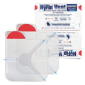 Vented Chest Seal, 6 5/8"x1/8", PlasticPK2
