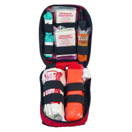 Bleeding Control Kit, Nylon Bag, 10 Components, 1 People Served