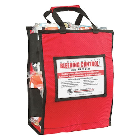 Bleeding Control Kit, Nylon Pouch, 90 Components, 8 People Served