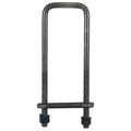 Square Bend U-Bolt Kit,Steel,18"" L,PK4
