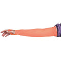 Cut-Resistant Sleeve, Cut Level A2, 22 in Sleeve Length, Thumbhole, Hi-Vis Orange, S, PR