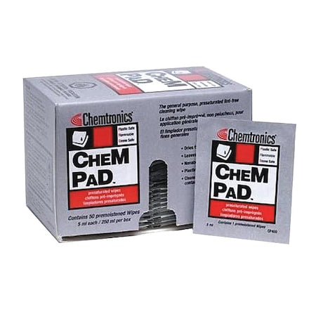 Wet Cleaning Wipes, Packet, White