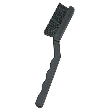 ESD Conductive Brush, Stiff, 13/16 in L Brush, Black, Polypropylene, 7 in L Overall