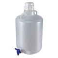 Carboy, 20 L Capacity - mL, 5.28 gal Capacity - oz, Screw On/Spigot Closure, LDPE, Clear, 0.31 in H