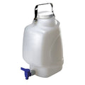 Carboy, 10 L Capacity - mL, 2.64 gal Capacity - oz, Screw On/Spigot Closure, HDPE, Clear, 0.31 in H