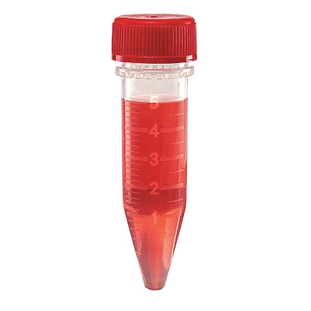Macrocentrifuge Tube, 5.0mL, Pp, PK200