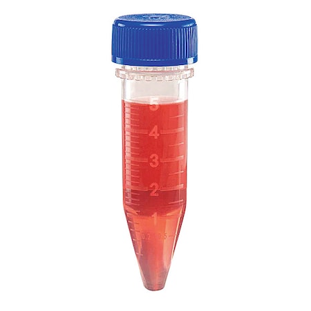 Centrifuge Tube, 0.62 in Dia, PK200