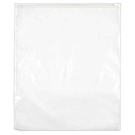 Reclosable Poly Bags, 13" x 13", 2.75 mil, Clear, Slide Seal, 250 PK