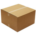 22 in x 22 in x 12 in Shipping Box, Kraft; Brown, Corrugate, Single Wall, 32 ECT