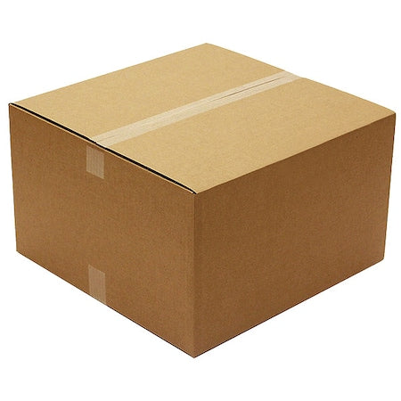 20 in x 20 in x 12 in Shipping Box, Kraft, Corrugate, Single Wall, 200#