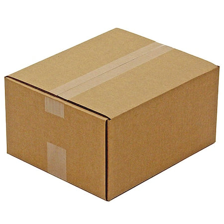 16 in x 12 in x 10 in Shipping Box, Kraft, Corrugate, Single Wall, 200#