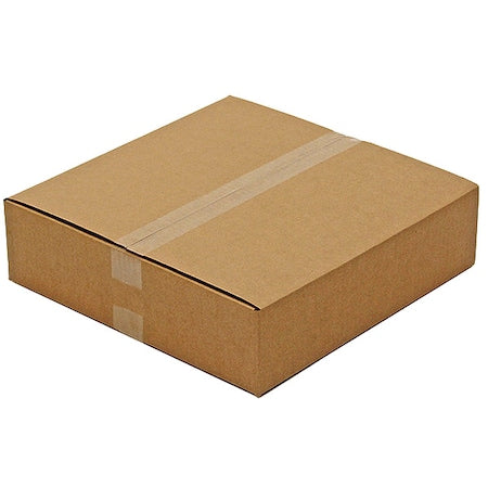 16 in x 16 in x 4 in Shipping Box, Kraft, Corrugate, Single Wall, 200#
