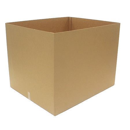 22 in x 22 in x 22 in Shipping Box, Kraft, Corrugate, Single Wall, 200#