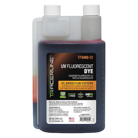 UV Leak Detection Dye,32 oz. Size